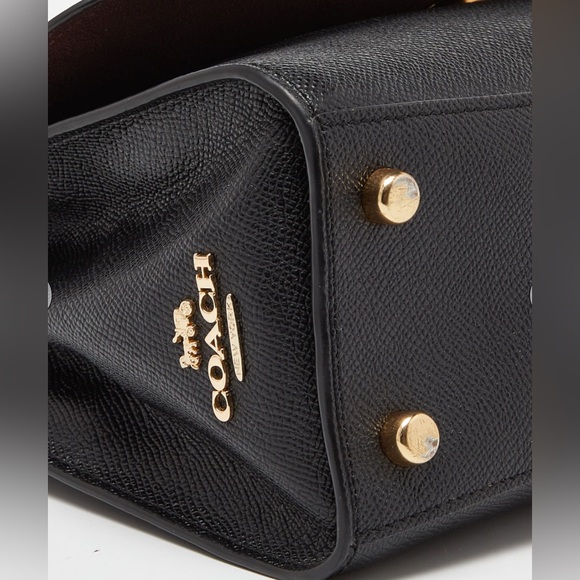 Coach leather Black Crossbody Bag